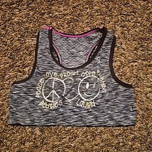 💜Girls youth sz 5/6 sports bra💜